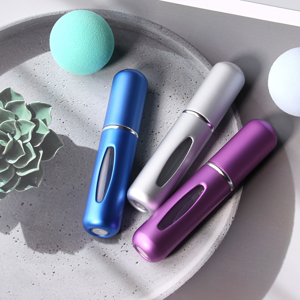 Mini Perfume Atomizers Set 5ml Portable Refillable Spray Bottles for Travel