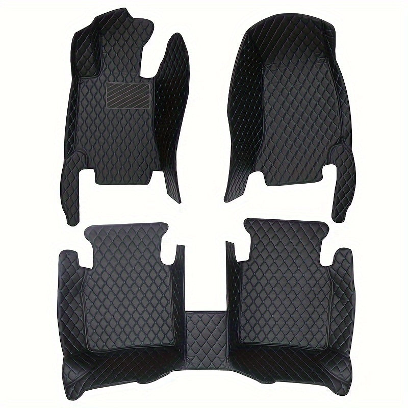 Car Floor Mat Luxury PU Leather Foot Pad for Atto 3 2022-2024 Auto Interior