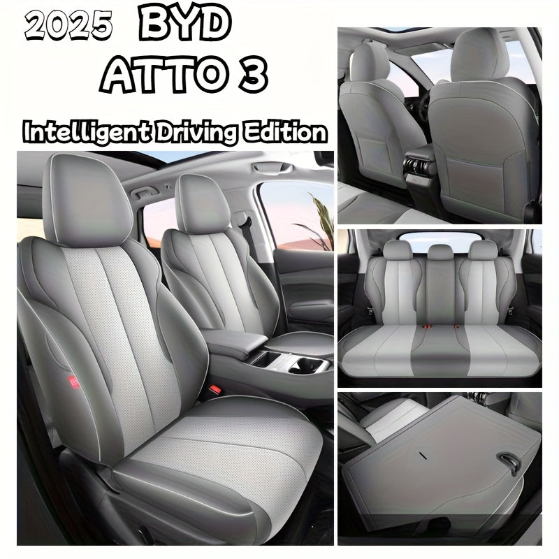 Car Seat Covers Full Coverage Perforated Leather Breathable Dirt-Resistant