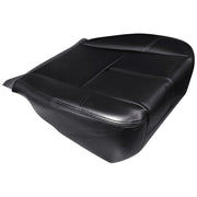 Driver or Passenger Side Bottom PU Leather Seat Cover Black for SUV