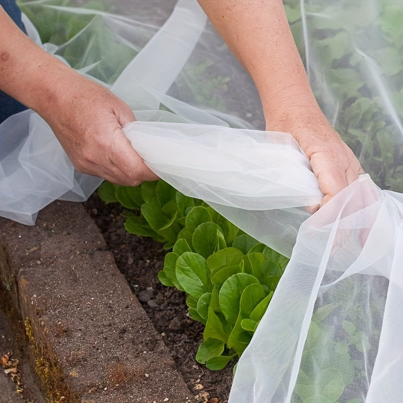 Bog hasharotlariga qarshi 60 tarmoqli HDPE shaffof hasharot to‘siq, o‘simliklar uchun