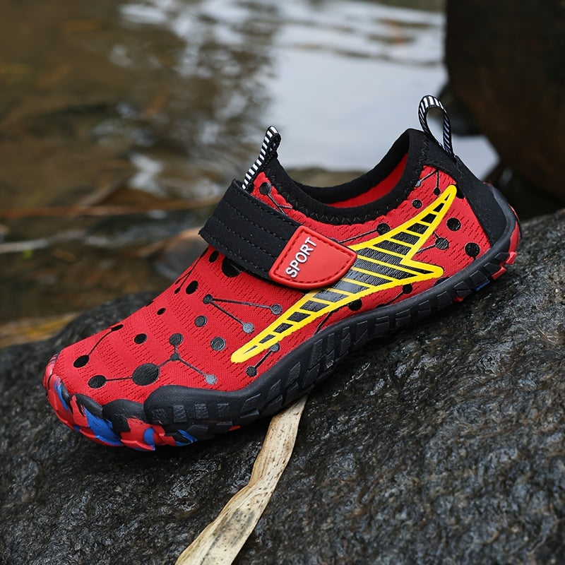 Calcetines de agua para niños unisex, transpirables, de secado rápido y antideslizantes para verano, playa y piscina