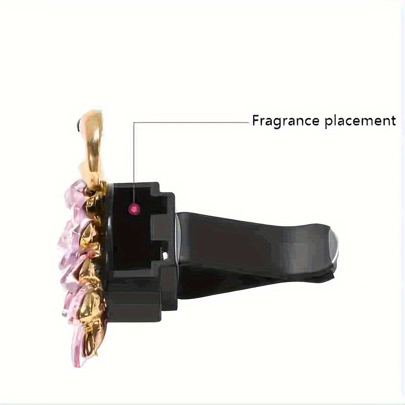 Car Air Vent Perfume Clip Elephant Shape Stylish Aroma Organizer