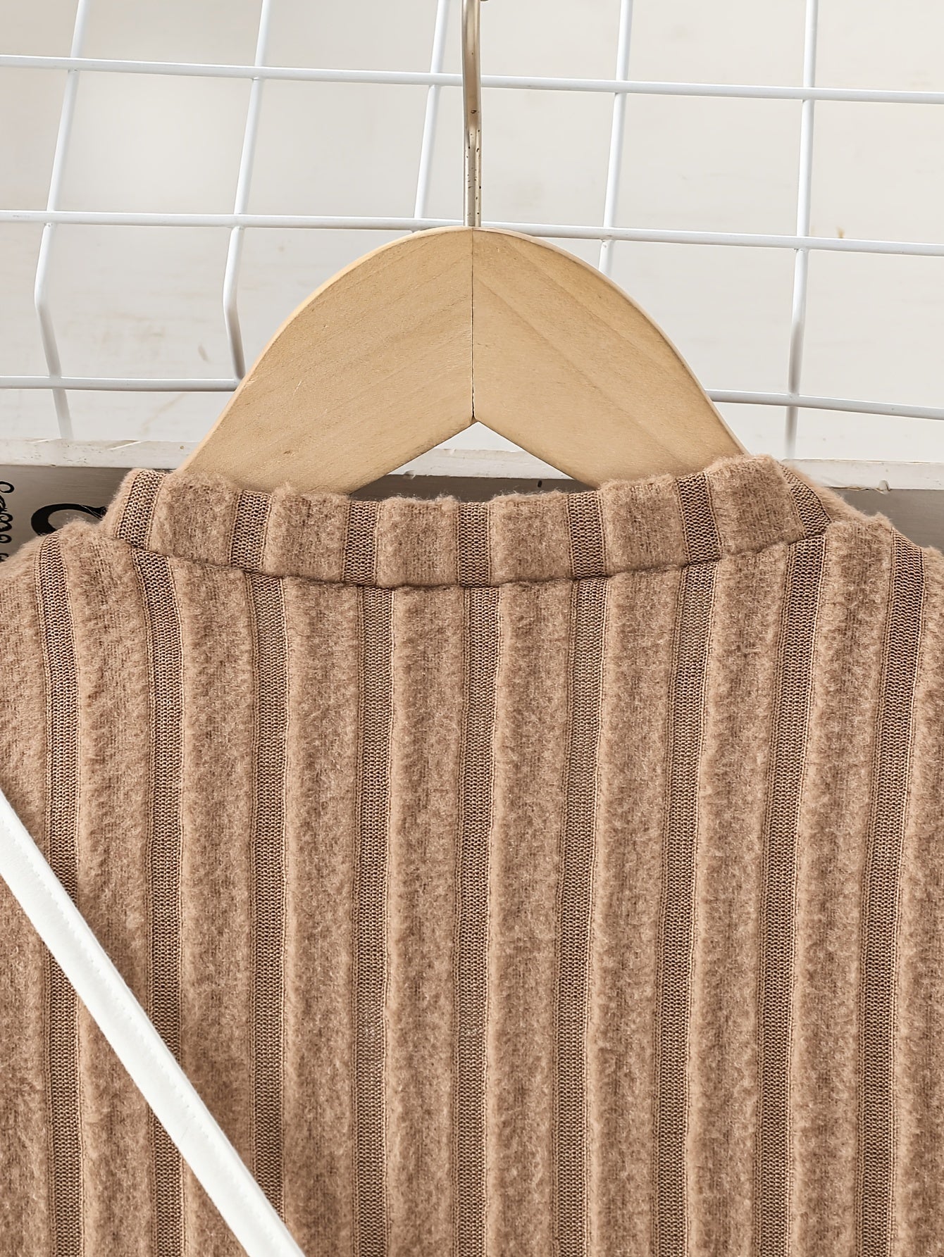 Girls Velvet Two Piece Set with Long Sleeve Top and Solid Dress