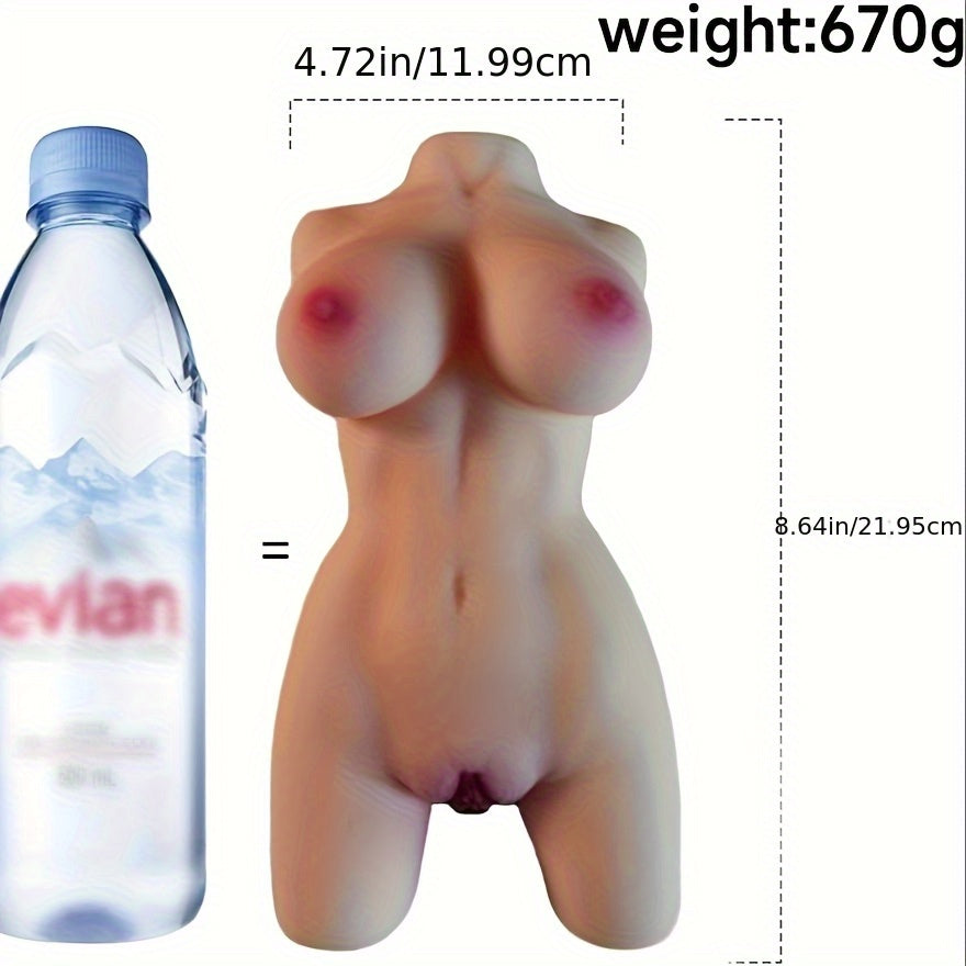 Erkaklar TPE haqiqiy jinsiy o'ralgan badanli sex kukli, katta ko'kraklar, vagina va anus