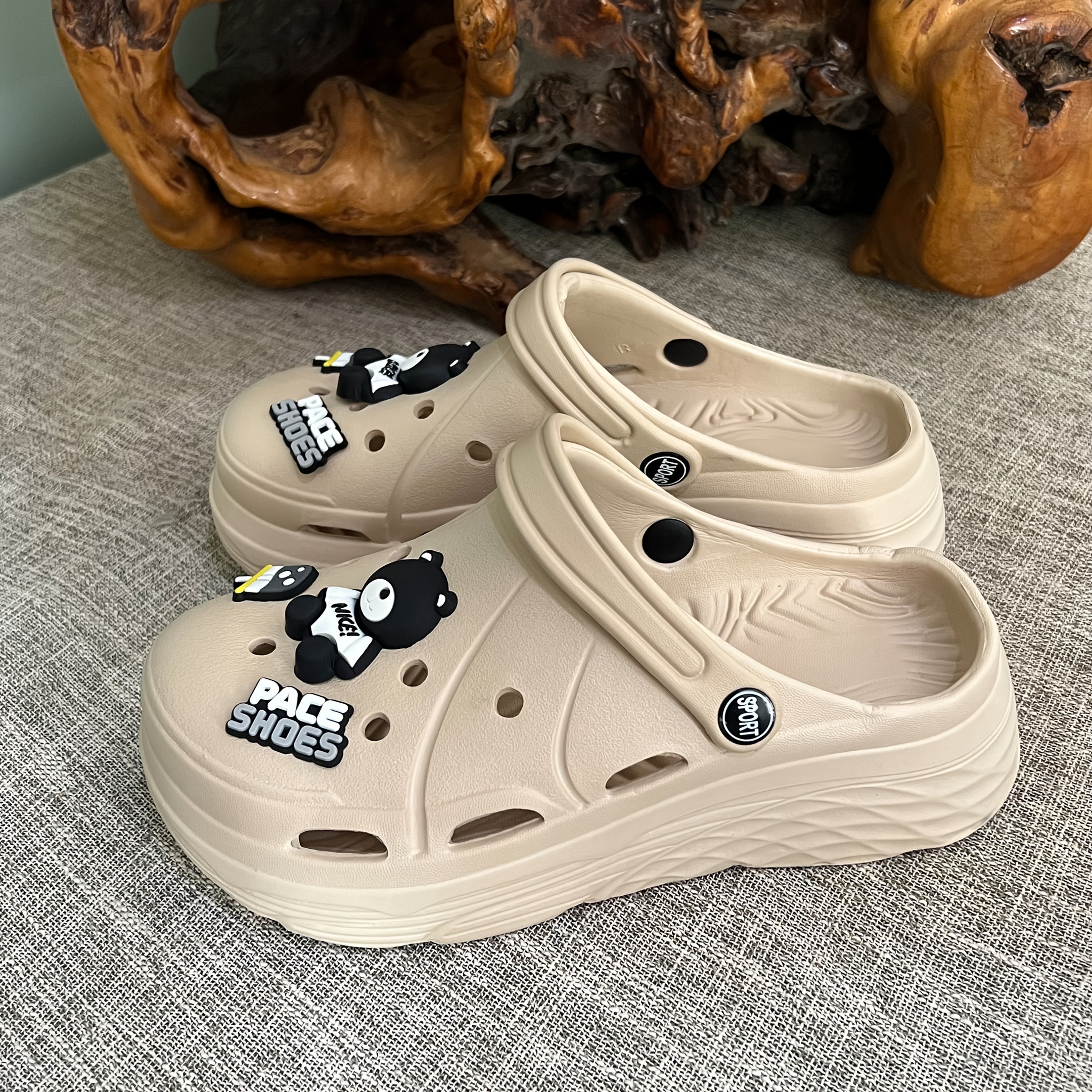 Women's Non-Slip EVA Platform Clogs Slip-On Indoor Outdoor House Shoes