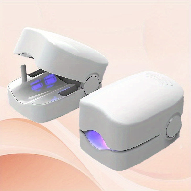 Portable LED Nail Care Device with Rechargeable Battery and USB Charging