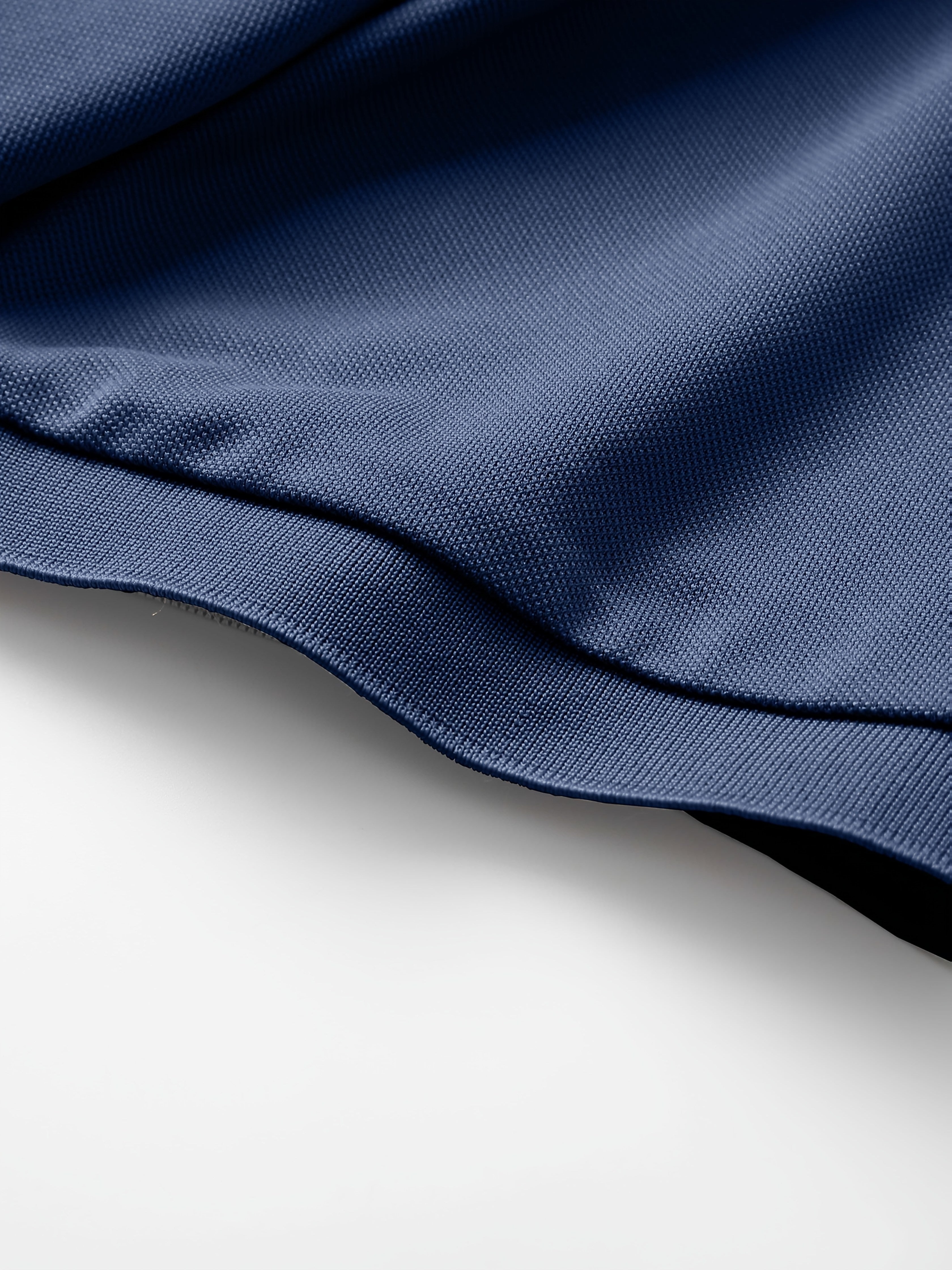 Camisa polo de manga corta de color sólido para hombres para verano, tela de punto, ajuste regular, poliéster