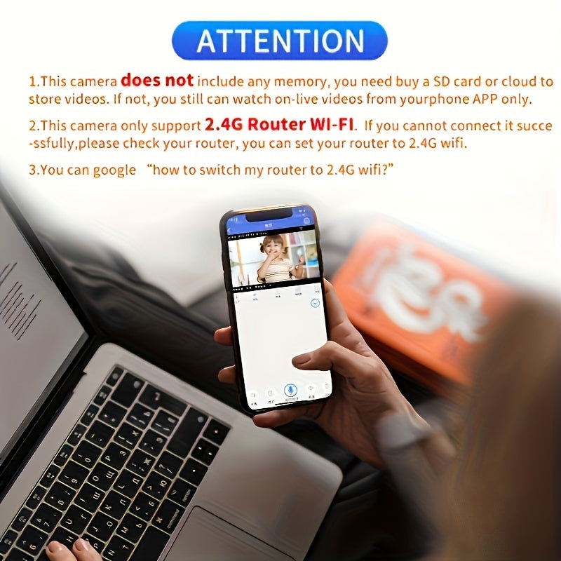 A3 Security Camera with Night Vision Wireless WiFi Remote Monitoring Two-Way Intercom Mobile Detection Alarm