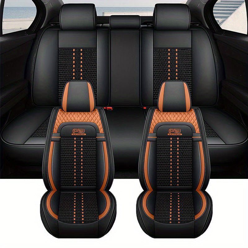 Five-Seater Car Seat Cover Set Breathable Fully Enclosed Four Seasons