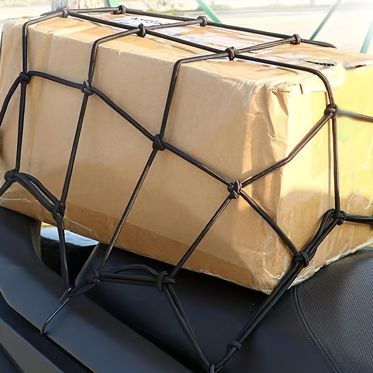 Off-Road Vehicle Cargo Net Elastic Trunk Luggage Rack Protective Net