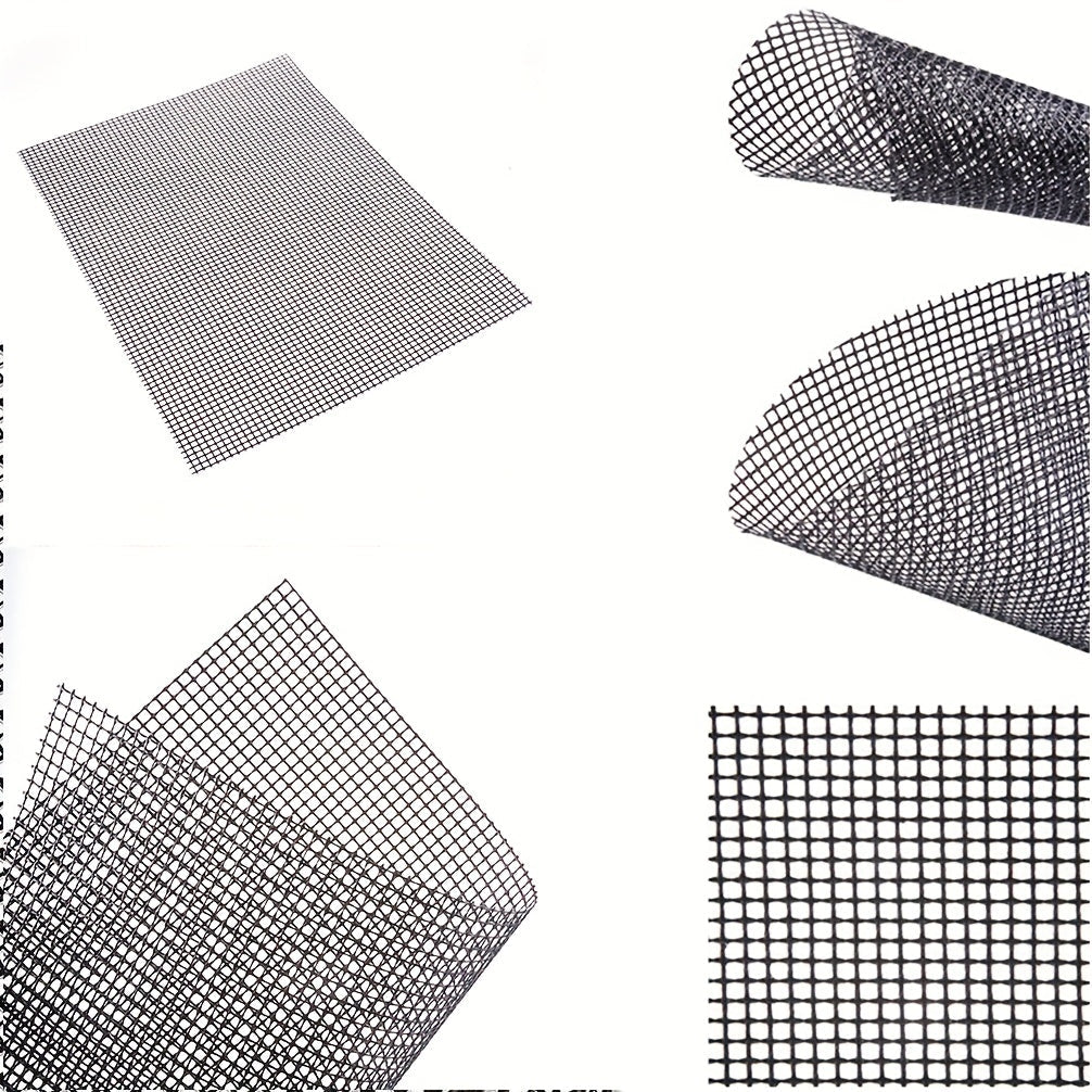 5-Piece BBQ Grill Mat Set Non-Stick Teflon Reusable for Fish Shrimp Meat