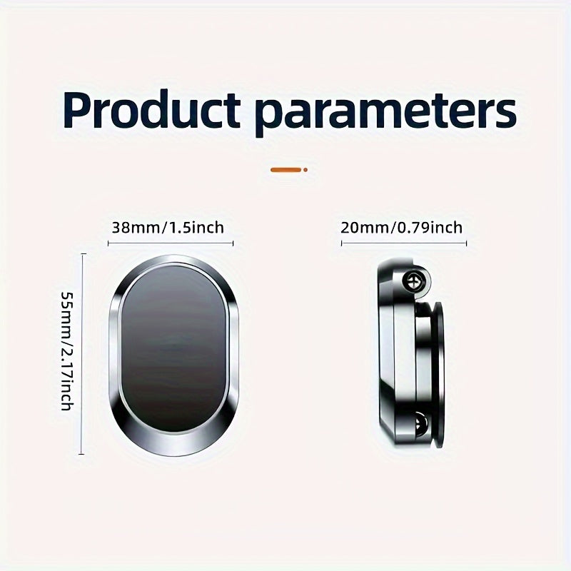 Magnitli avtomobil telefon uchun tutqich, bukiladigan, aylanadigan, panel uchun universal