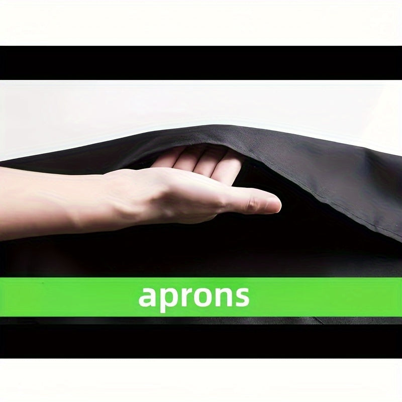 Adjustable Waterproof Canvas Apron with Pockets Stain-Resistant and Comfortable