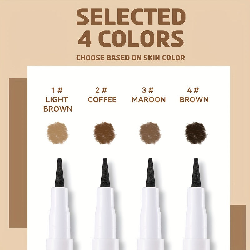 Bolígrafo impermeable para mujeres con apariencia de pecas, de secado rápido, 4 colores