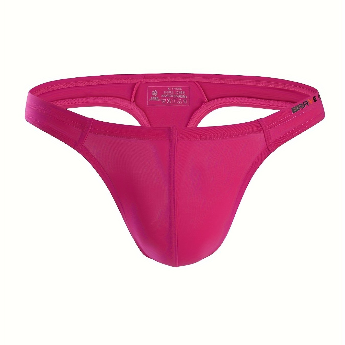 Men's Low-Waist Fitness T-Pants Stretch U-Shape Thongs