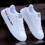 Men's Low Top Letter Print Skateboarding Sneakers for Casual Sports and Daily Wear