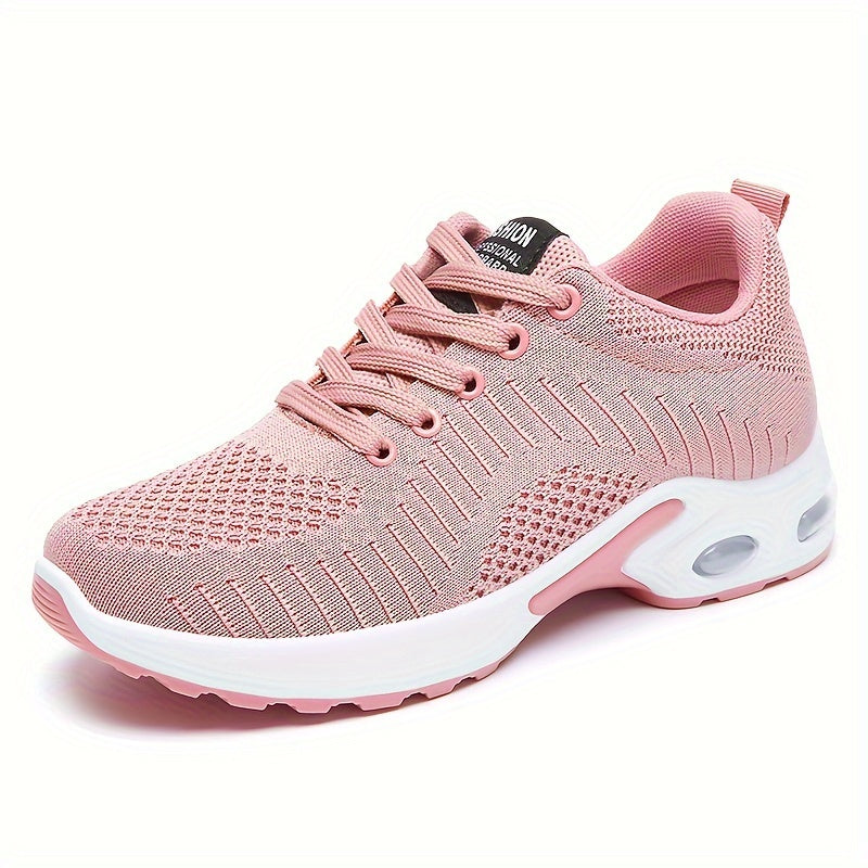 Women's Breathable Mesh Running Shoes Lightweight Cushioned Sneakers