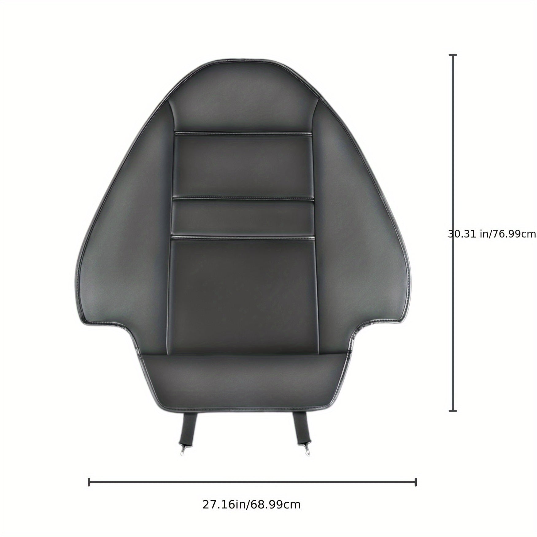 Set of 2 Faux Leather Seat Protectors for Tesla Model 3/Y and Highland