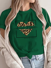 Women's Large Size Loose Fit T-Shirt Dark Grey Short Sleeve Breathable Comfortable