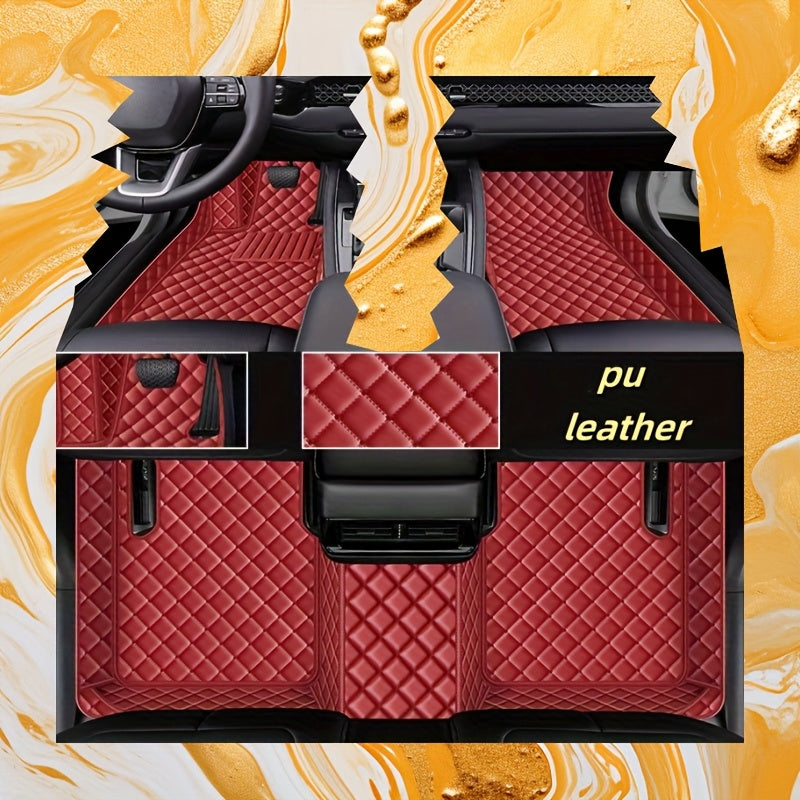 Universal sun'iy charm avtomobil pol pozishkalari suv o'tkazmaydigan chang o'tkazmaydigan bardoshli