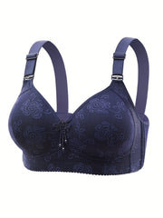 Women's Lace Wireless Push Up Bra Comfortable Breathable Lingerie