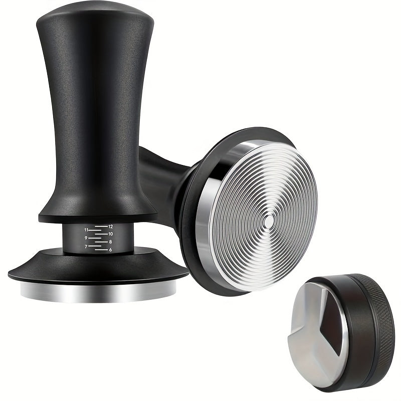 Ushbu yuqori sifatli Stainless Steel Espresso Tamper aniqlik uchun mo'ljallangan bo'lib, sozlanadigan chuqurlik va kalibrlash uchun bahor bilan har doim mukammal tampingni ta'minlaydi. Ixtisoslashgan baristalar va uy sharoitida foydalanish uchun ideal.
