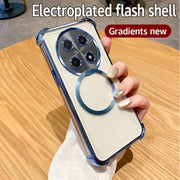 Luxury Heavy-Duty Shockproof Phone Case for Honor X7b X9 Series with Airbags and Magnetic Coil