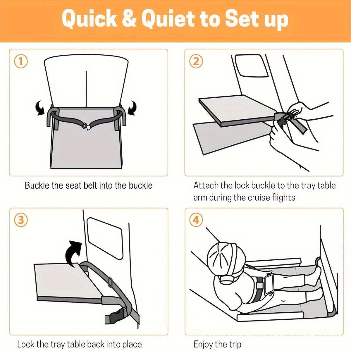 Seat Cushion for Kids and Adults Polyester Black Grey 0+