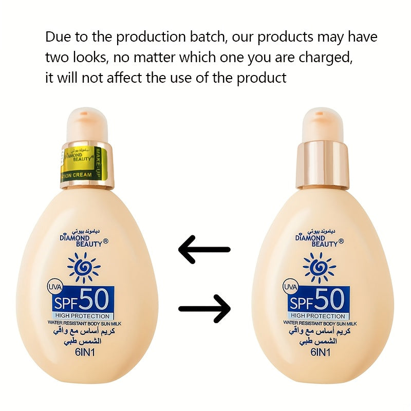 Unisex Lightweight Foundation with Sunscreen Waterproof Long-Lasting