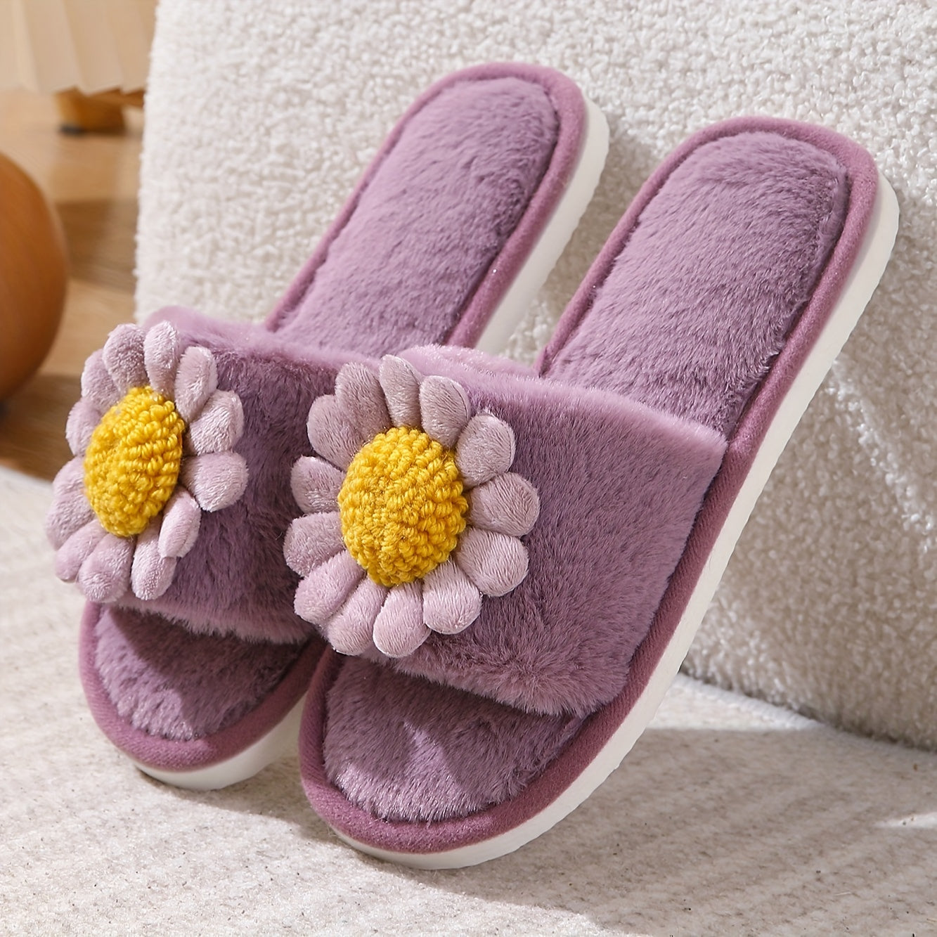 Ayollar uchun oson kiyinadigan mato shippaklar EVA taglik bilan ichki va tashqi uy poyabzali