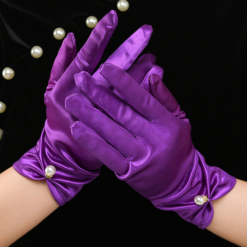 Satin Gloves for Weddings Formal Events Party Cosplay Bridal Accessories