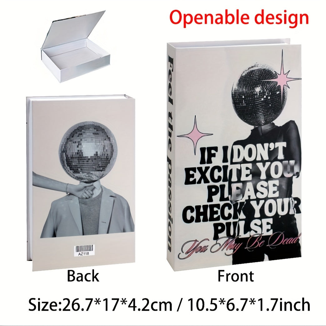 Decorative Fake Book Ornament for Living Rooms and Offices