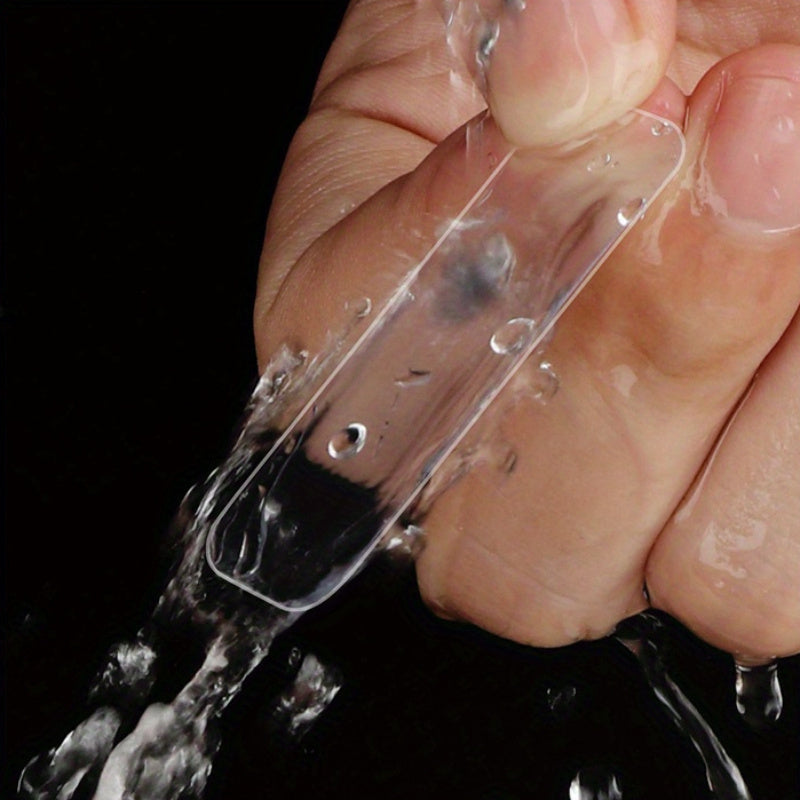 ClearView ikki tomonlama yopishqoq lentalar - 60 dona, ofis, kirish joyi, xona bezaklari, fotosuratlar va san'at asarlarini osish uchun mukammal - shaffof, suv o'tkazmaydigan, iz qoldirmaydi