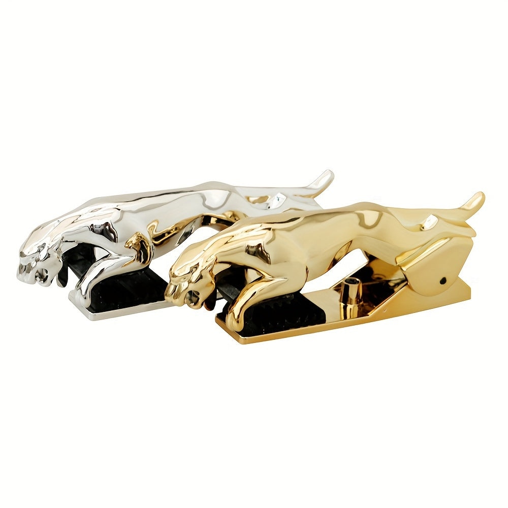 Car Dashboard Phone Holder and Navigation Stand Golden Leopard Style Waterproof Adjustable Mount