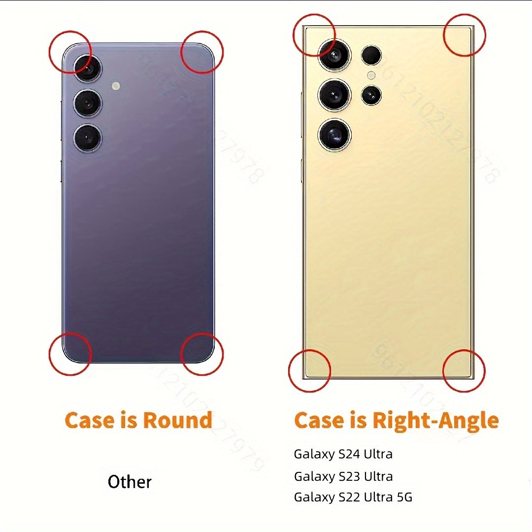 Protective Phone Case with Slide Camera Cover and Rotating Kickstand for Samsung Models