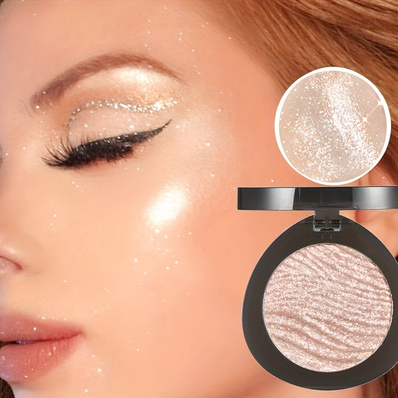 Dark Highlighter Palette for Face, Silky Fine Shimmer, Luminous Glow