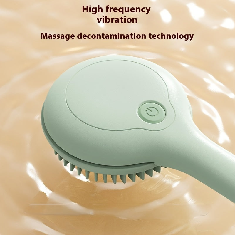 Rechargeable Electric Bath Brush with Long Handle and USB Charging