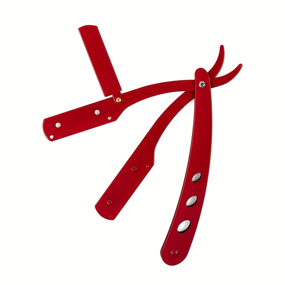 Держатель для straight razor складной металлический для барберского бритья, черный