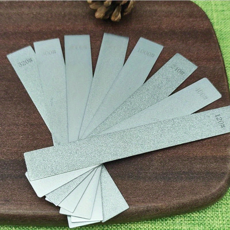 Knife Sharpener Set with 80 120 180 Grit Sharpening Stones for Kitchen Knives