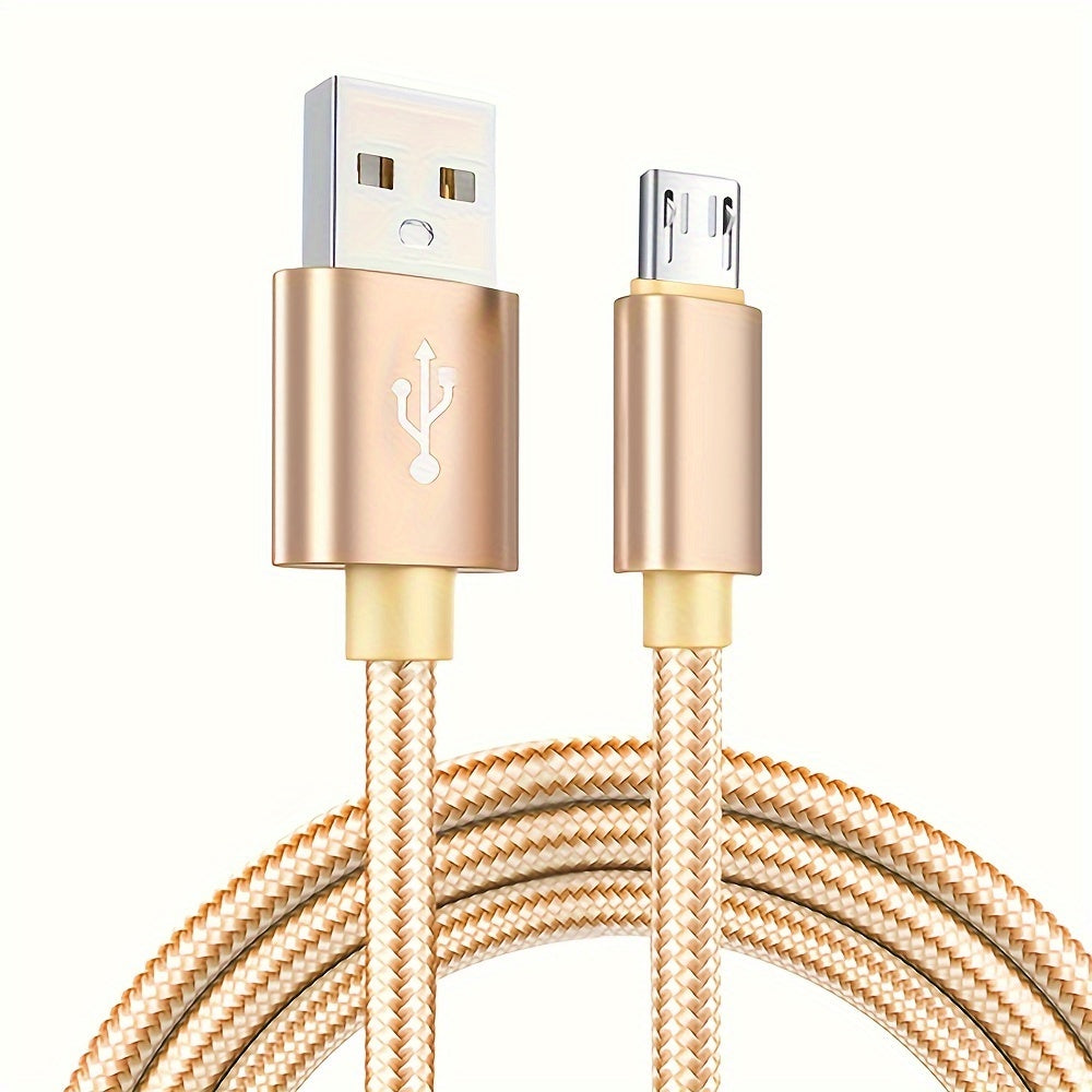 Nylon Braided Micro USB Cable for Fast Charging Android Phones