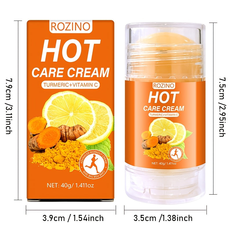 Barra de 40g de cúrcuma con vitamina C para ejercicio, quema grasa, sudoración y elasticidad