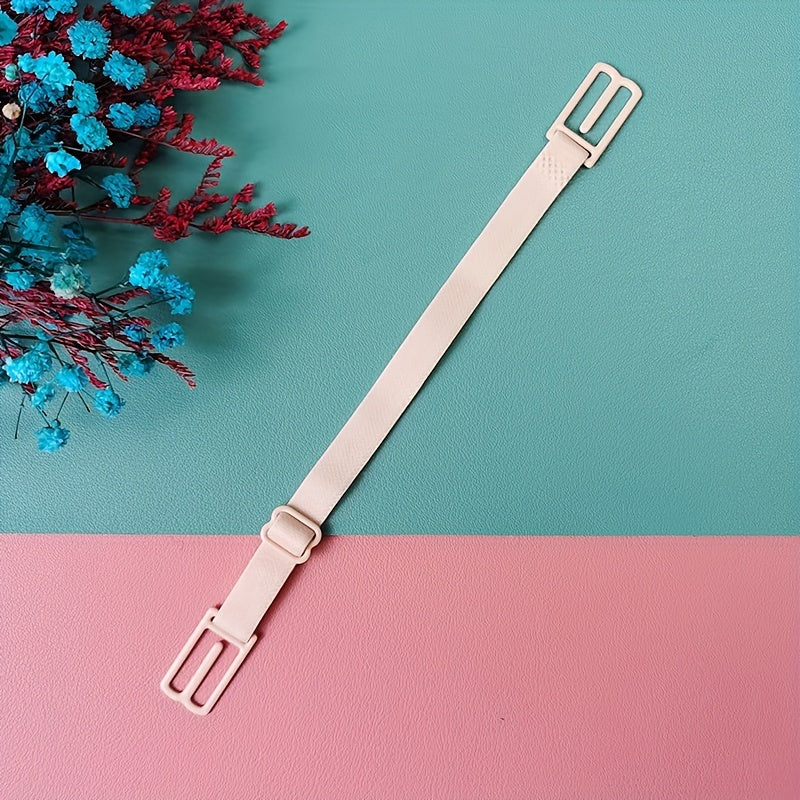 6 Pack Non-slip Elastic Bra Straps for Racer Backs Adjustable Polyester Lingerie Accessories