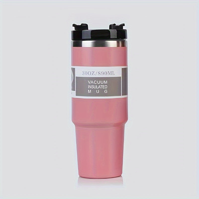 30oz Insulated Stainless Steel Water Bottle with Seal Lid BPA Free for Sports and Travel