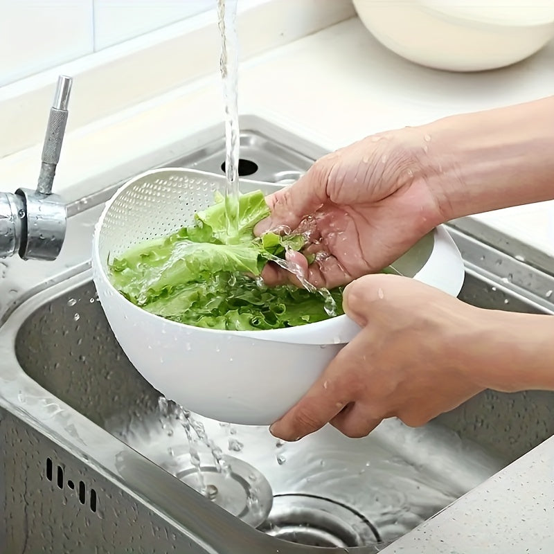 Multifunctional Kitchen Washing Basket Basin for Vegetables Fruits Pasta Rice Strainer