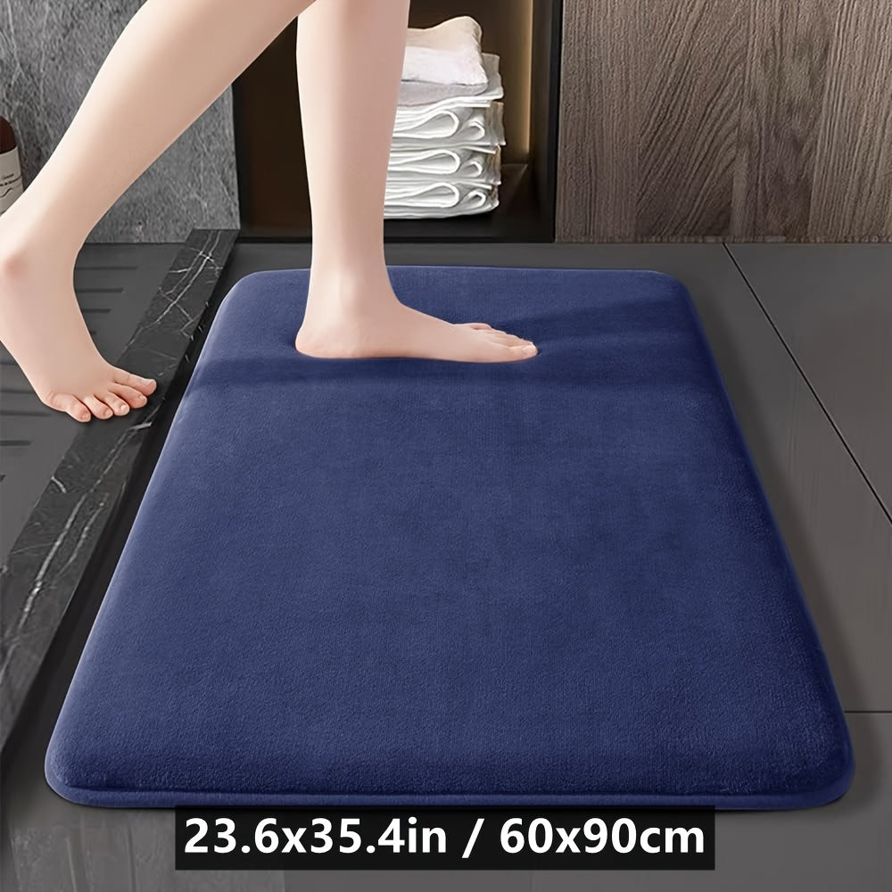 Alfombra absorbente antideslizante para baño, entrada de cocina, suave y cómoda, grande