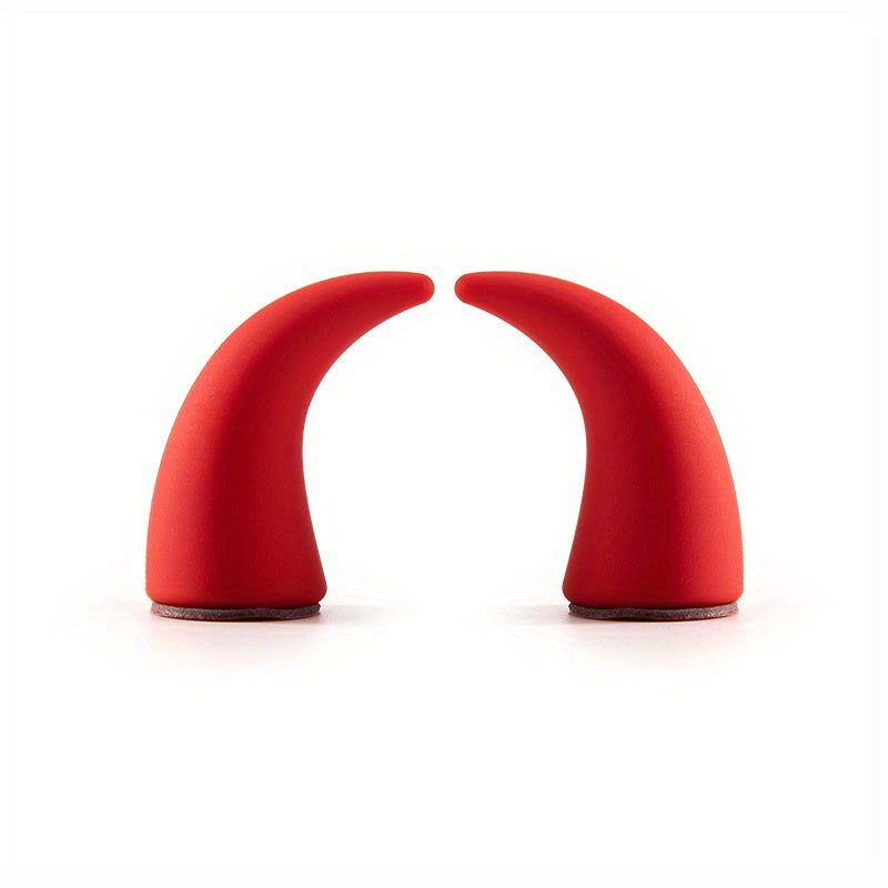 2 dona Mini Devil Horn Avtomobil Boshqaruv Ruliga Yelimlar Chiroyli Panel Aksesuarlar