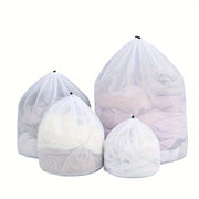 Mesh Laundry Bags Set, Polyester, Large, Drawstring Closure, Machine Washable