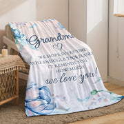 Cozy Throw Blanket for Grandma Soft Warm Gift for Her