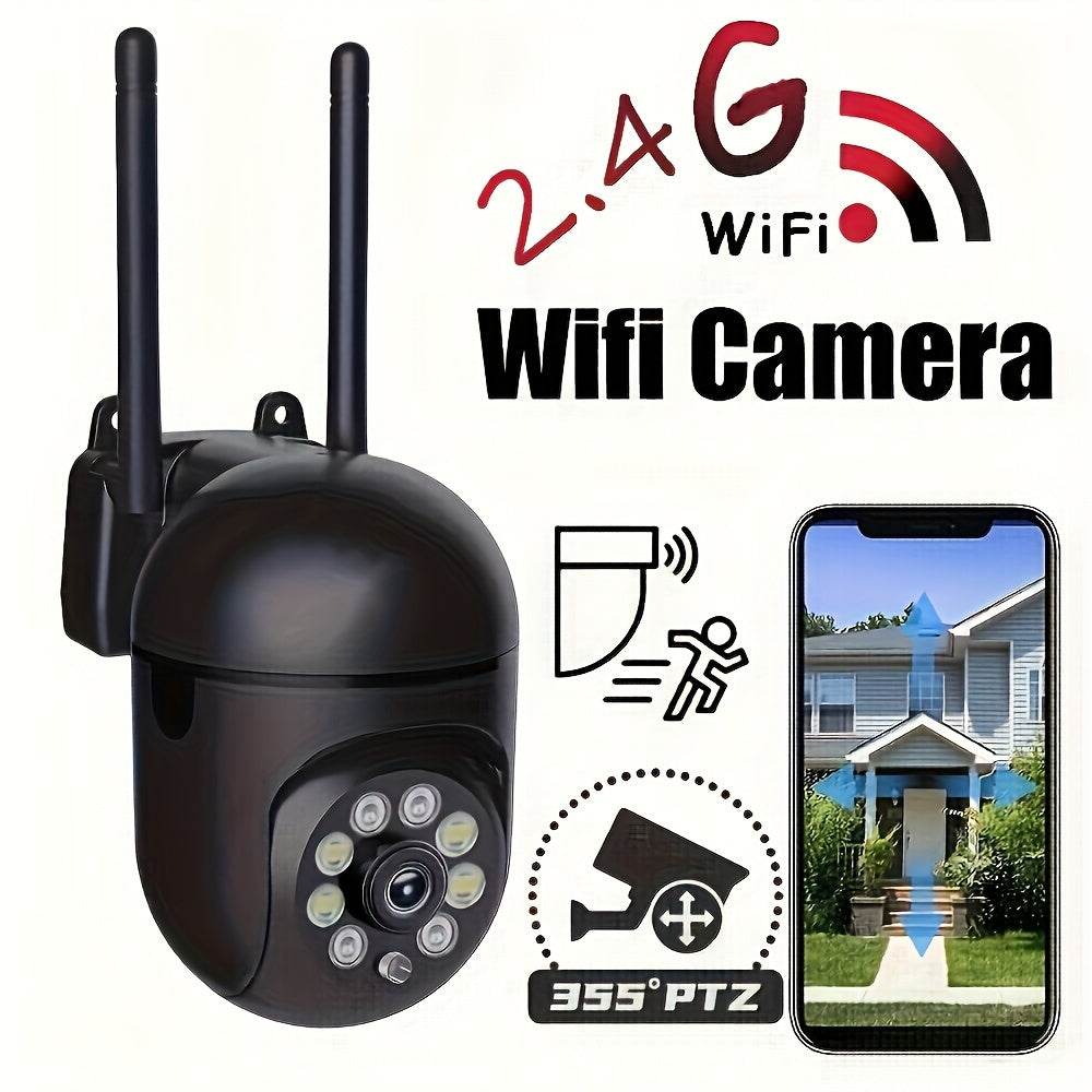 Indoor 1440p HD WiFi Security Camera with Night Vision Pan Tilt Two-Way Audio